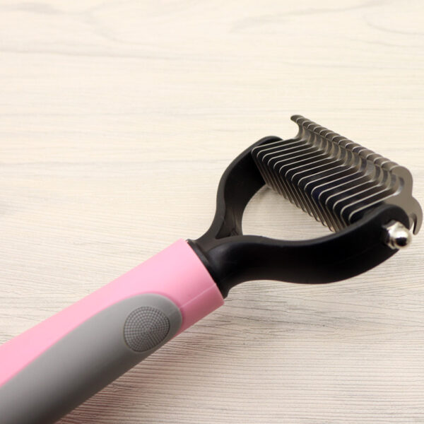 Pet Long-haired Dogknot Comb Double-sided Blade Dog - Image 3