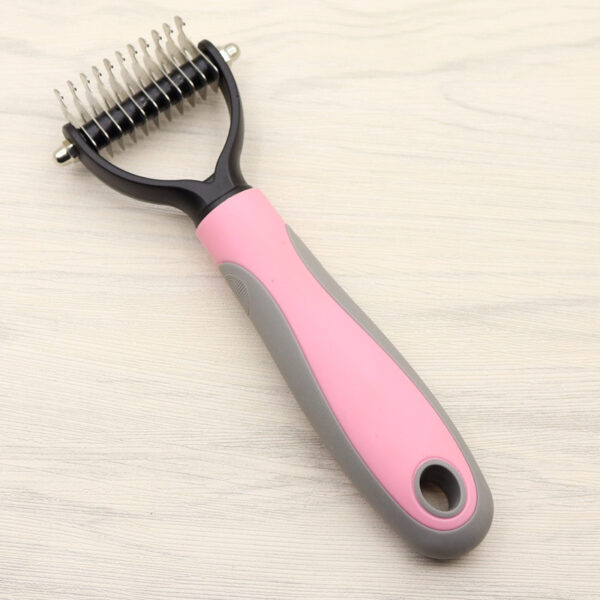 Pet Long-haired Dogknot Comb Double-sided Blade Dog - Image 7