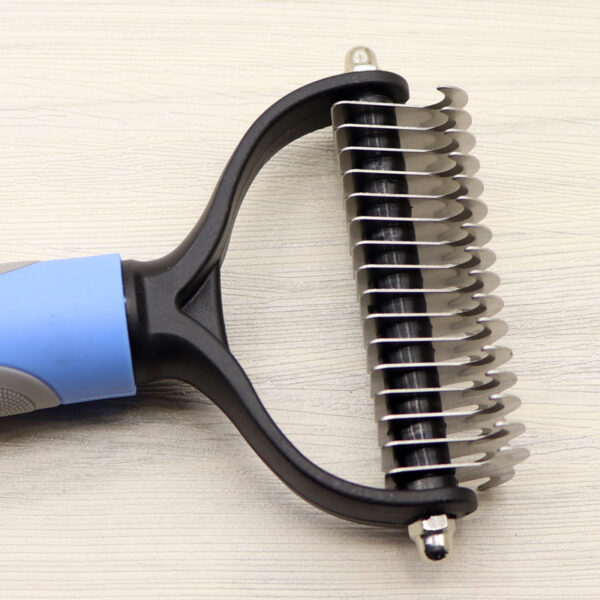 Pet Long-haired Dogknot Comb Double-sided Blade Dog - Image 6