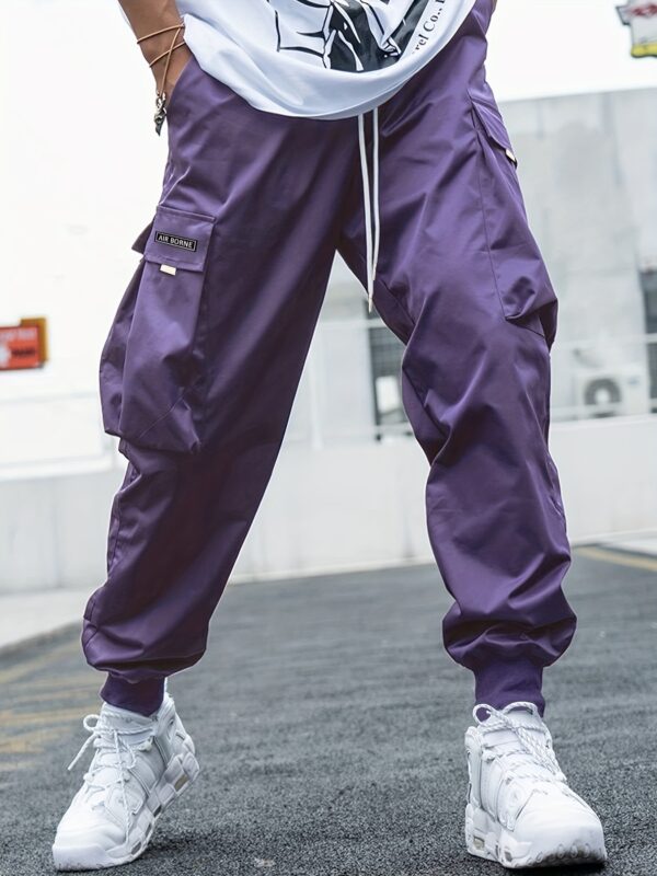 Oversized Cargo Multi-pocket Men's Casual Pants - Image 10