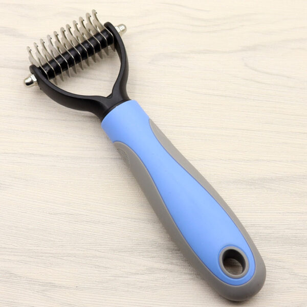 Pet Long-haired Dogknot Comb Double-sided Blade Dog - Image 9