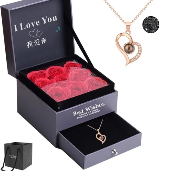 100 Languages I Love You Projection Necklace - Image 7