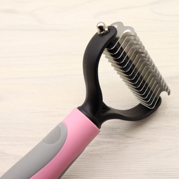 Pet Long-haired Dogknot Comb Double-sided Blade Dog - Image 5