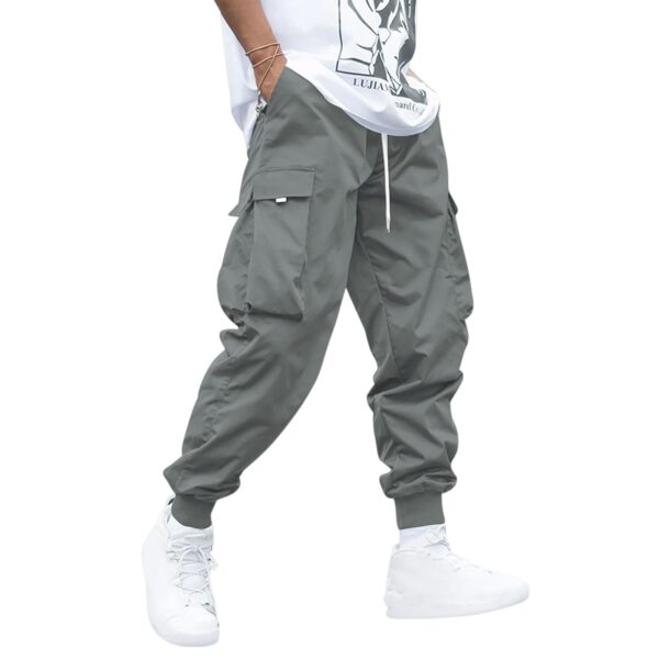 Oversized Cargo Multi-pocket Men's Casual Pants - Image 8