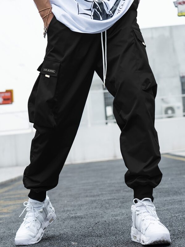 Oversized Cargo Multi-pocket Men's Casual Pants - Image 3